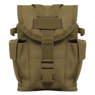 Rothco Molle II Canteen & Utility Pouch Coyote Brown