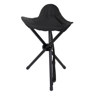 Rothco Collapsible Stool with Carry Strap Black