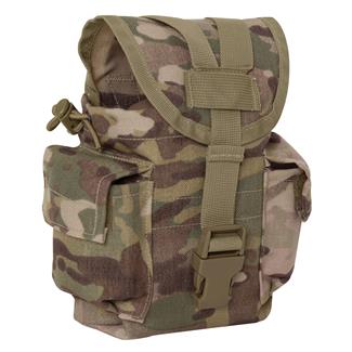 Rothco Molle II Canteen & Utility Pouch MultiCam
