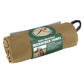Rothco Large Microfiber Body Towel Coyote