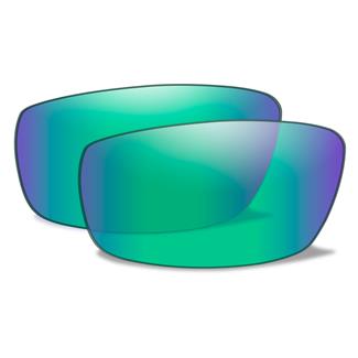 Wiley X P-17 Replacement Lenses Polarized Emerald Mirror