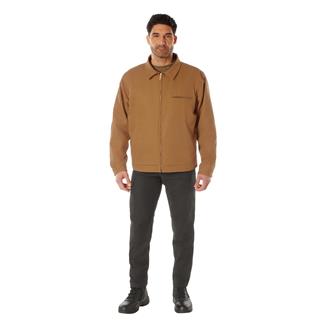 Men's Rothco Canvas Work Jacket Brown