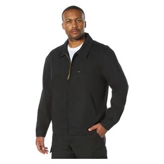 Men's Rothco Lightweight Canvas Work Jacket Black
