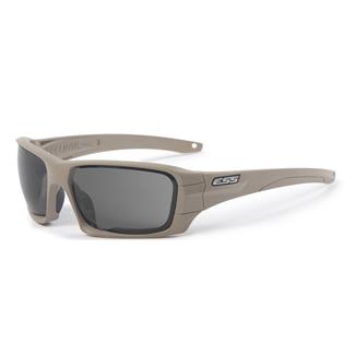 ESS Eye Pro Rollbar Naro Terrain Tan (frame) - Clear / Smoke Gray (2 lenses)