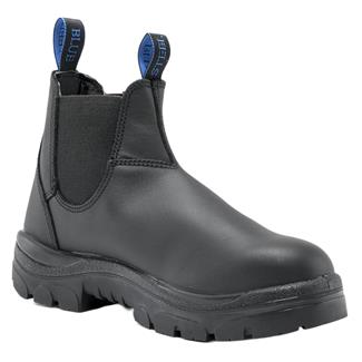Men's Steel Blue 6" Hobart Chelsea Boots Black