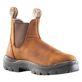 Men's Steel Blue 6" Hobart Chelsea EH Boots Brown