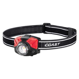 Coast Fl75 Dual Color Pure Beam Focusing Headlamp Black