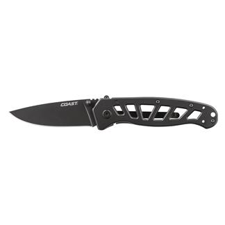 Coast FDX302 Double Lock Folding Knife Black