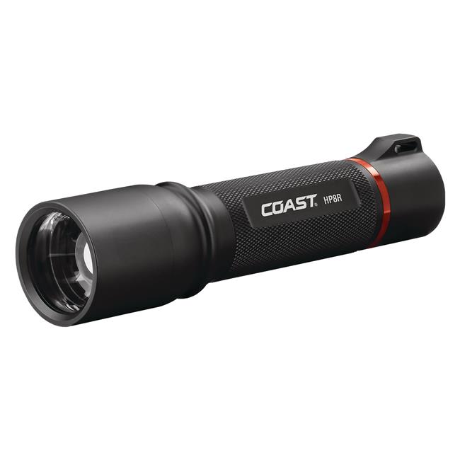 coast hp8r rechargeable flashlight kit Coast Pure Beam Focusing Tested and rated to ANSI/FL1 standards. Coast Rechargeable LED Flashlight 760