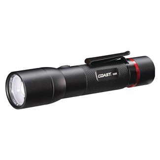 Coast HX5R Rechargeable Pure Beam Focusing Flash Light Black