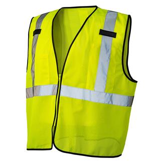 Coast Crew SV300 High-Vis Lighted Safety Vest Lime Green
