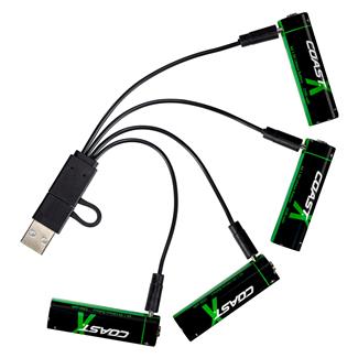 Coast ZXAA Zithion-X R USB-C Ported Battery (4-pack) | WorkBoots.com