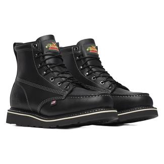 Men's Thorogood 6" Midnight Series Moc Toe Boots Black