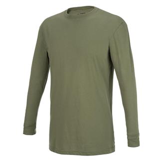 Duke Poly / Cotton Long Sleeve Military T-Shirt Olive