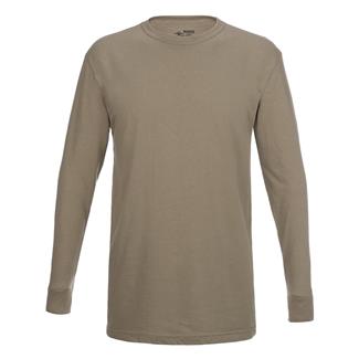 Duke Poly / Cotton Long Sleeve Military T-Shirt Tan 499