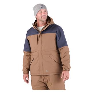 Men's Berne Workwear Coastline Hooded Parka Navy Driftwood