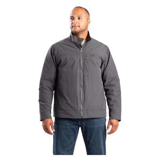 Men's Berne Workwear Highland Quilt-Lined Micro-Duck Jacket Gray