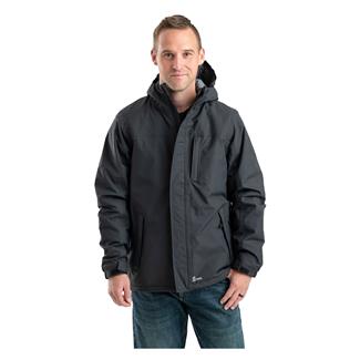 Men's Berne Workwear Coastline Waterproof Insulated Storm Jacket Black
