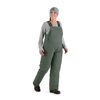 Women's Berne Workwear Coastline Insulated Bib Overall Eucalyptus
