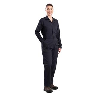 Women's Berne Workwear Highland Flex Cotton Unlined Coverall Navy