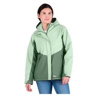 Women's Berne Workwear Coastline Hooded Jacket Coastal Eucalyptus