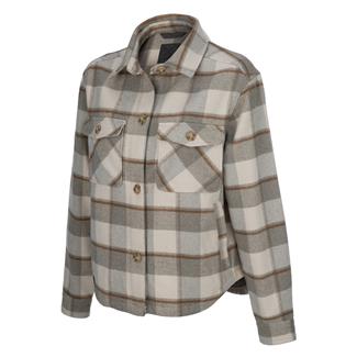 Women's Vertx Lena Long Sleeve Shirt Jacket River Stone Plaid
