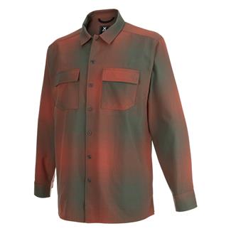 Men's Vertx Last Line Stretch Flannel Eldorado Sun Ombre Plaid