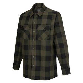 Men's Vertx Last Line Stretch Flannel Marshland Plaid