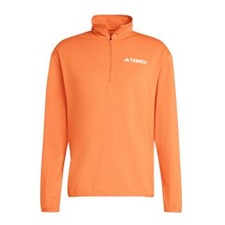 Men's Adidas Multi Climawarm Half Zip Tech Fleece Orange