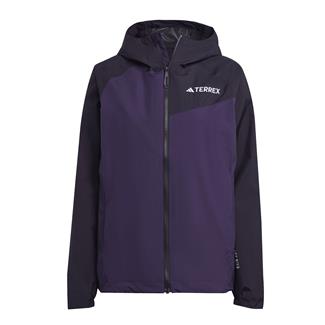 Women's Adidas Multi 2L Rain Jacket Plum