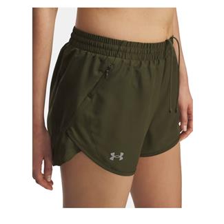 Women's Under Armour Fly By Shorts Expedition Green
