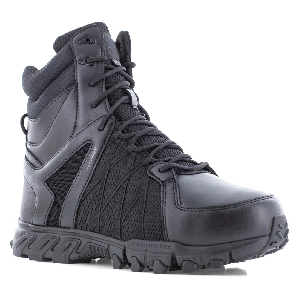Reebok Trailgrip Tactical Composite Toe Side-Zip Waterproof Boots