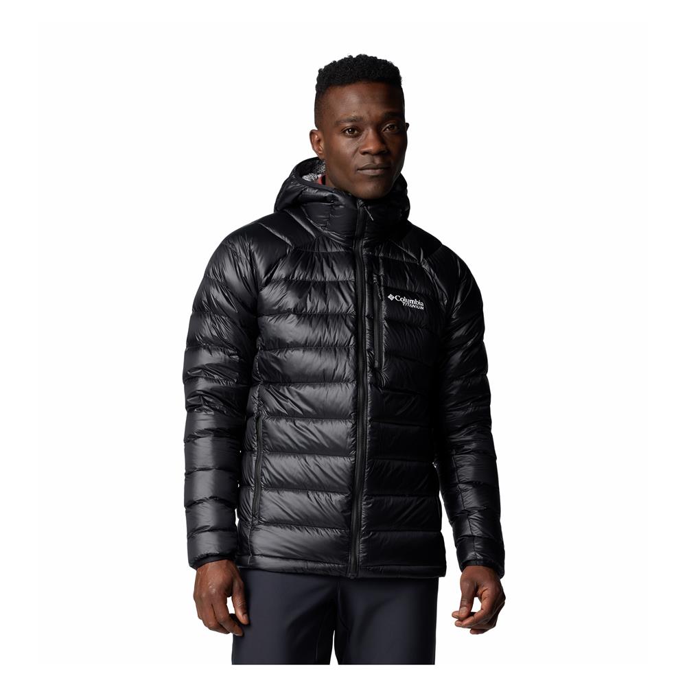 Men's Columbia Arctic Crest Down Hooded Jacket | WorkBoots.com