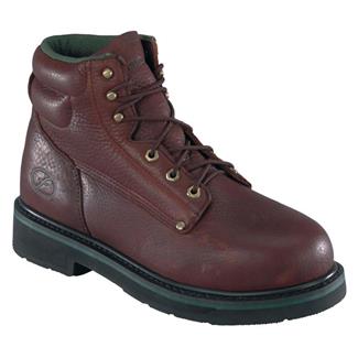Men's Florsheim 6" Utility Steel Toe Boots Black / Walnut