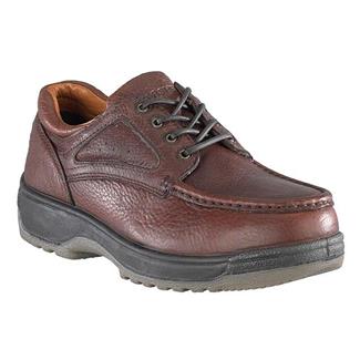 Women's Florsheim Compadre Oxford Steel Toe Brown / Black