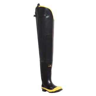 Men's LaCrosse 32" Economy Hip Steel Toe Waterproof Boots Black / Yellow