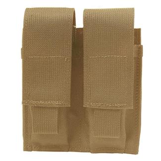 Elite Survival Systems MOLLE Pistol Double Mag Pouch Coyote Tan