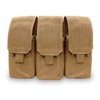 Elite Survival Systems MOLLE Assault Rifle Triple Mag Pouch Coyote Tan