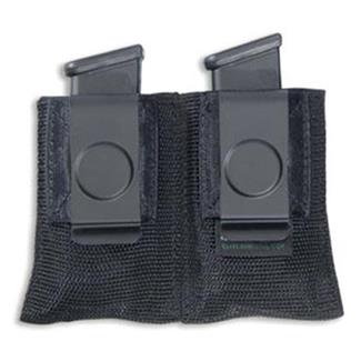 Elite Survival Systems Open Double Mag Pouches with Clip Black