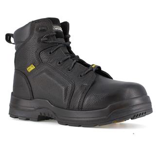 Men's Rockport Works 6" More Energy Met Guard Composite Toe Boots Black