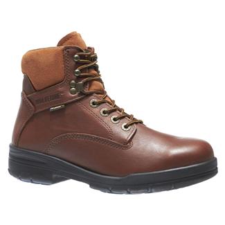 Men's Wolverine 6" Durashocks Steel Toe Boots Brown