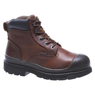 Men's Wolverine 6" Lawson Steel Toe Boots Brown