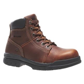 Men's Wolverine 6" Marquette Steel Toe Boots Walnut