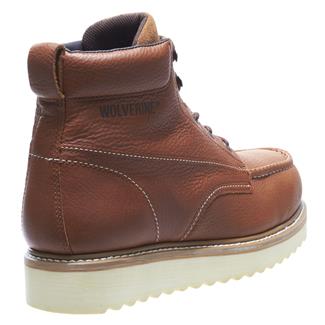 wolverine men's moc toe wedge work boots