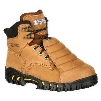 Men's Michelin 6" Sledge Steel Toe Boots Brown