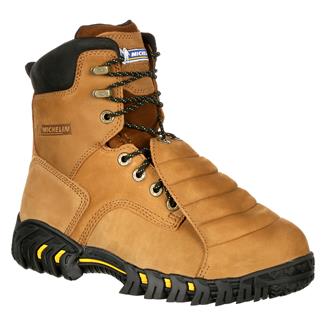 Men's Michelin 8" Sledge Steel Toe Boots Brown