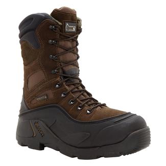 Men's Rocky 9" Blizzard Stalker Steel Toe 1200G Waterproof Boots Brown