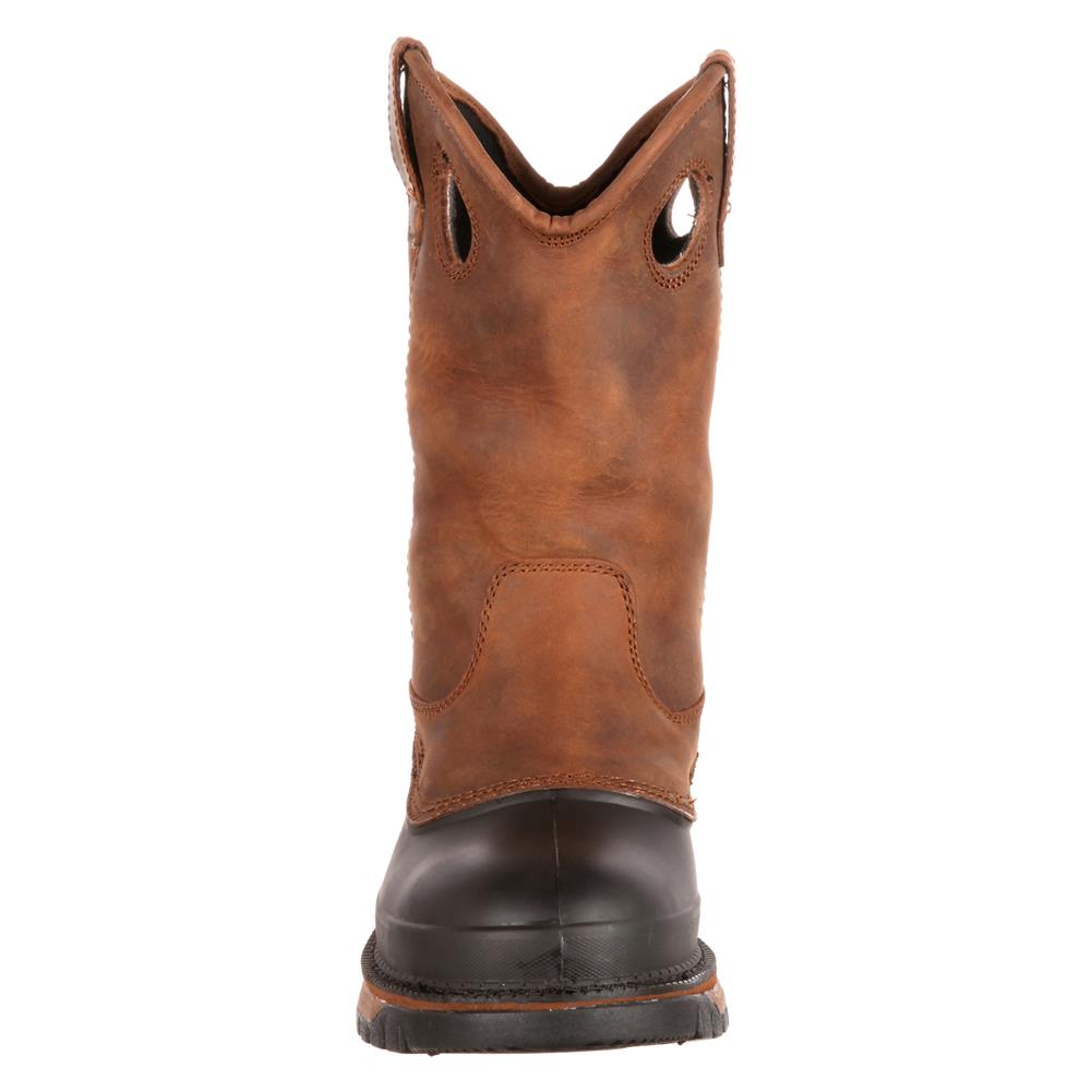 Bota Trabajo Hombre Georgia Mud Dog ST - Punta Acero - Impermeable - Suela Que No Deja Marca - Comfort Core