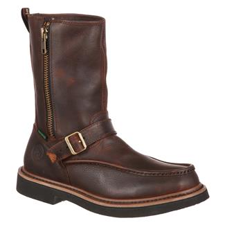 Men's Georgia 10" X-10 Pull-On Side-Zip Waterproof Boots Soggy Copper Kettle