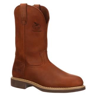 Men's Georgia 11" Mini-Lug Pull-On Boots Prarie Chestnut